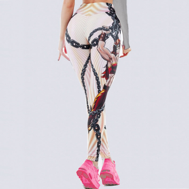 Fashion Hero Women Print Leggings High Elastic Push Up Fitness Legging Sporting Slim Jeggings 3D Printed Leggings