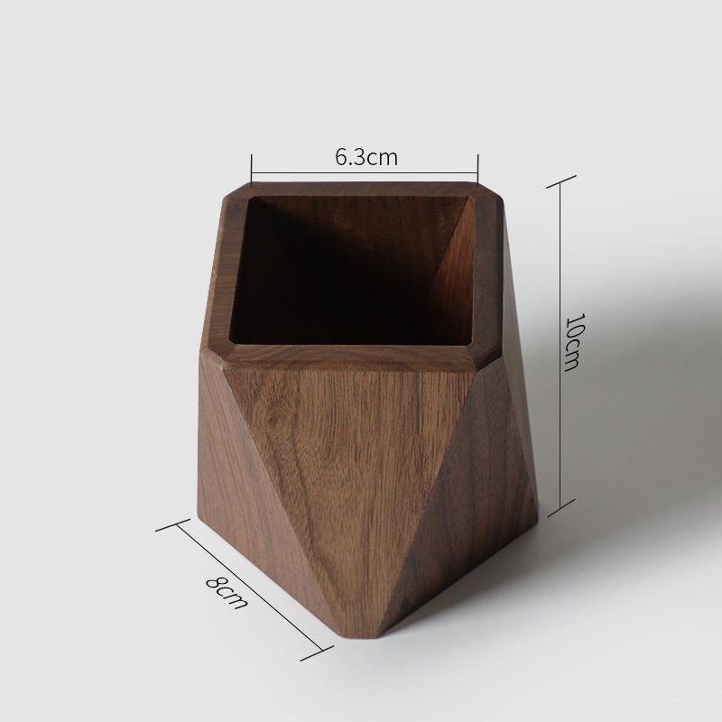 Wooden Pen Holder, Desk Top Stationery Storage | 3 Styles