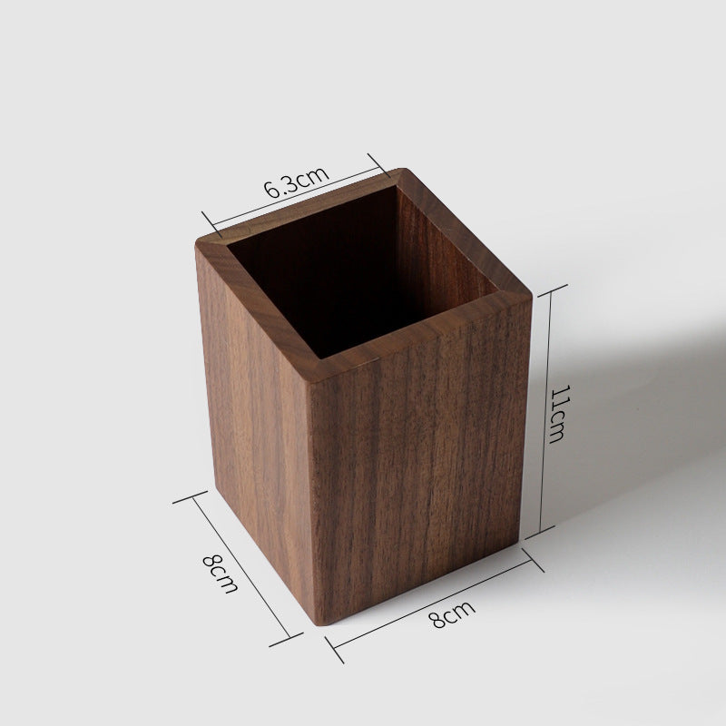 Wooden Pen Holder, Desk Top Stationery Storage | 3 Styles