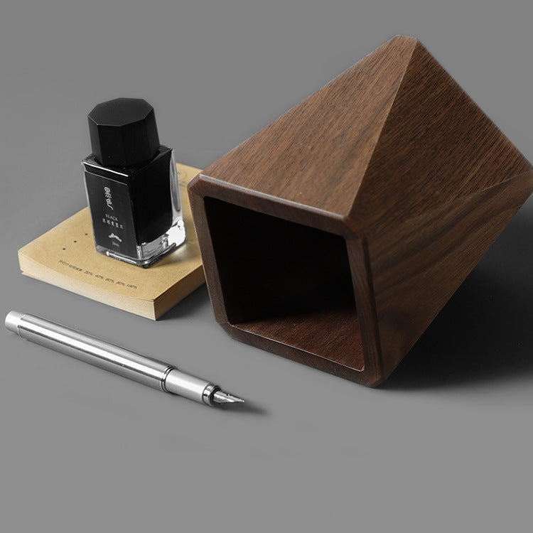Wooden Pen Holder, Desk Top Stationery Storage | 3 Styles