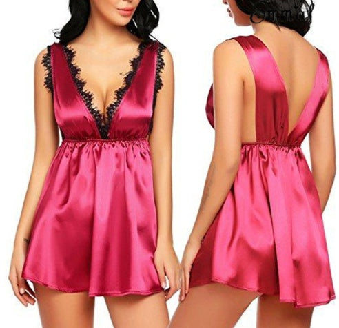 Sexy Satin Sleepwear Pyjama
