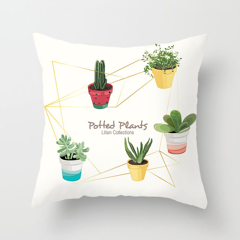 Bold Print Illustrated Home Decor Sofa Cushion Covers | 16 Style Choices