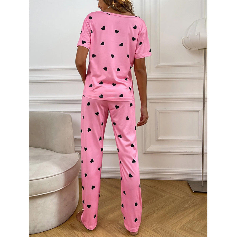 European And American Loose Casual Trousers Two-piece Homewear