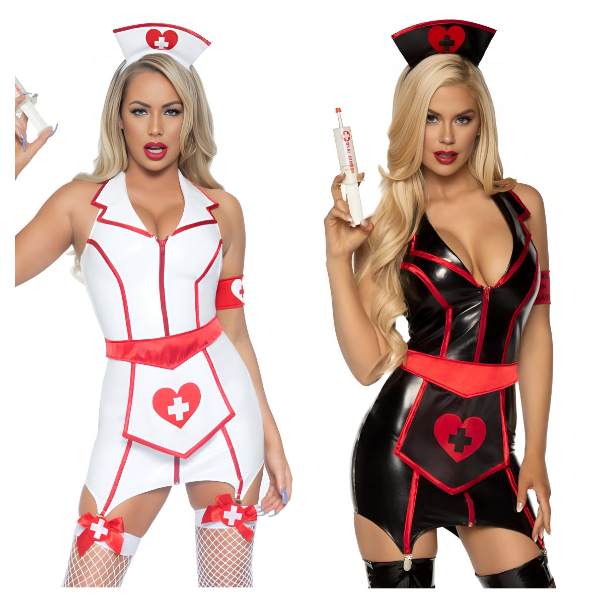 Female Creative Halloween Nurse Uniform Suit