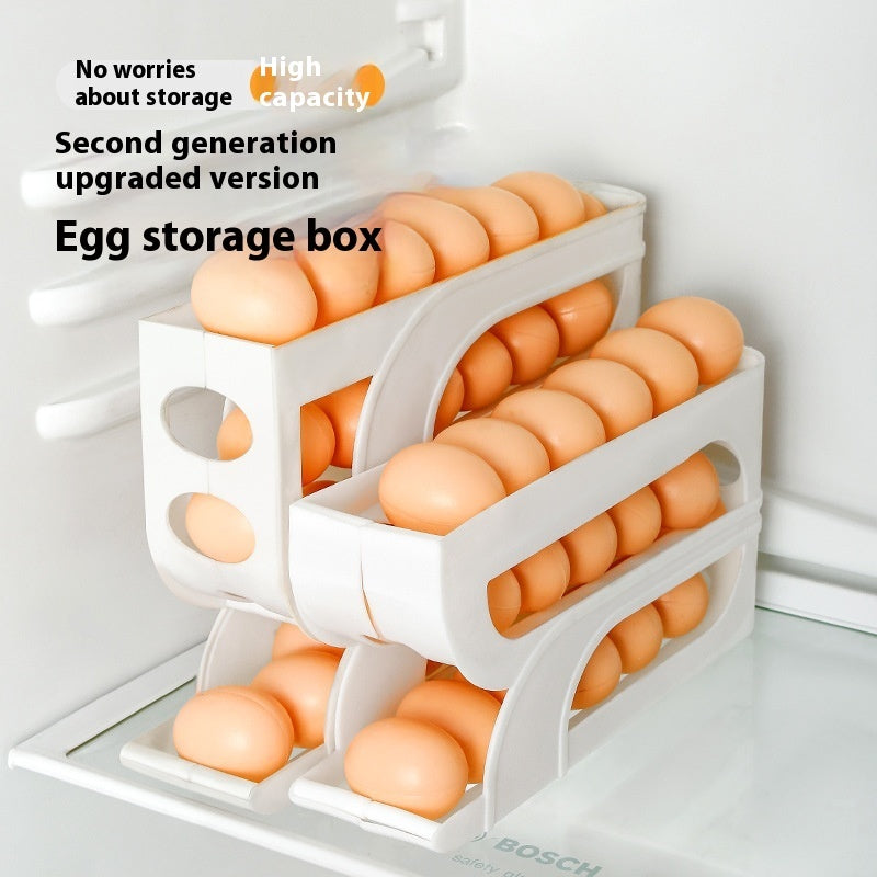 20-30 Egg Fridge or Shelf Egg Storage Holder and Dispenser