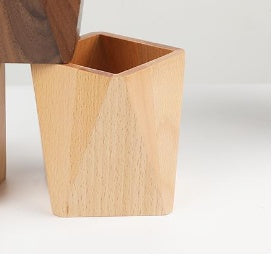 Wooden Pen Holder, Desk Top Stationery Storage | 3 Styles