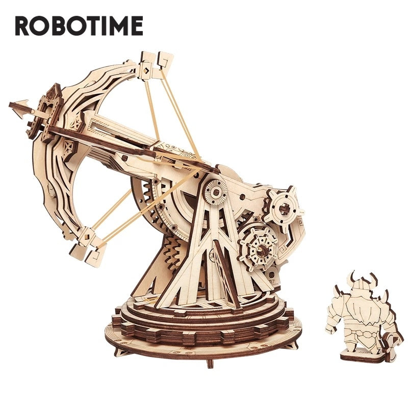 ROKR Siege Heavy Ballista 3D Wooden Puzzle - DIY Assembly Gift