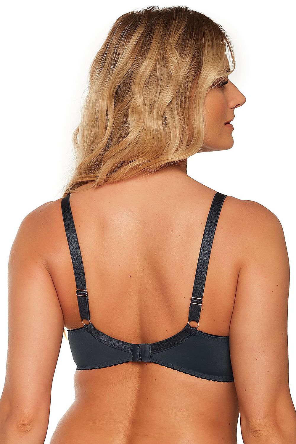 Intricate Detailed Lac Push-Up Bra with Removable Inserts by Gaia