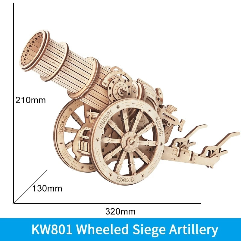 ROKR Siege Heavy Ballista 3D Wooden Puzzle - DIY Assembly Gift
