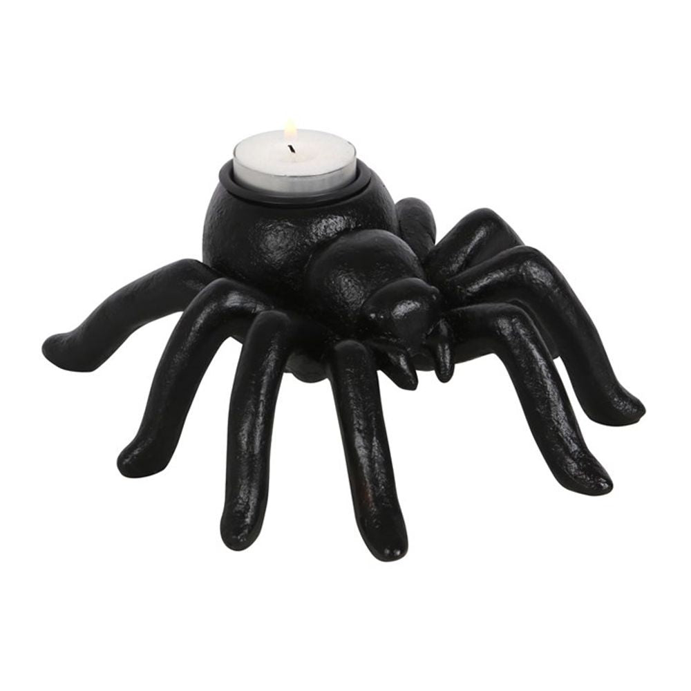 Black Spider Tea-Light Holder
