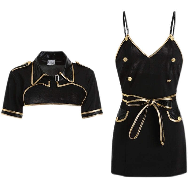 Female Police Stewardess Cos Stockings Dress