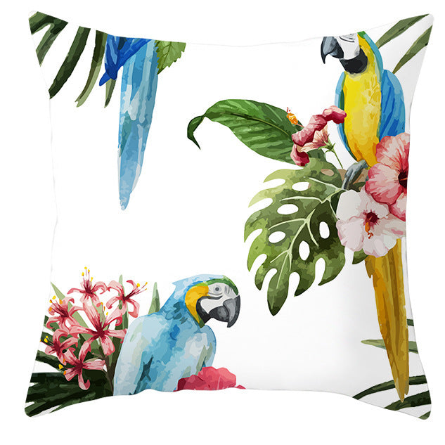 Bold Tropical Print Cushion Covers