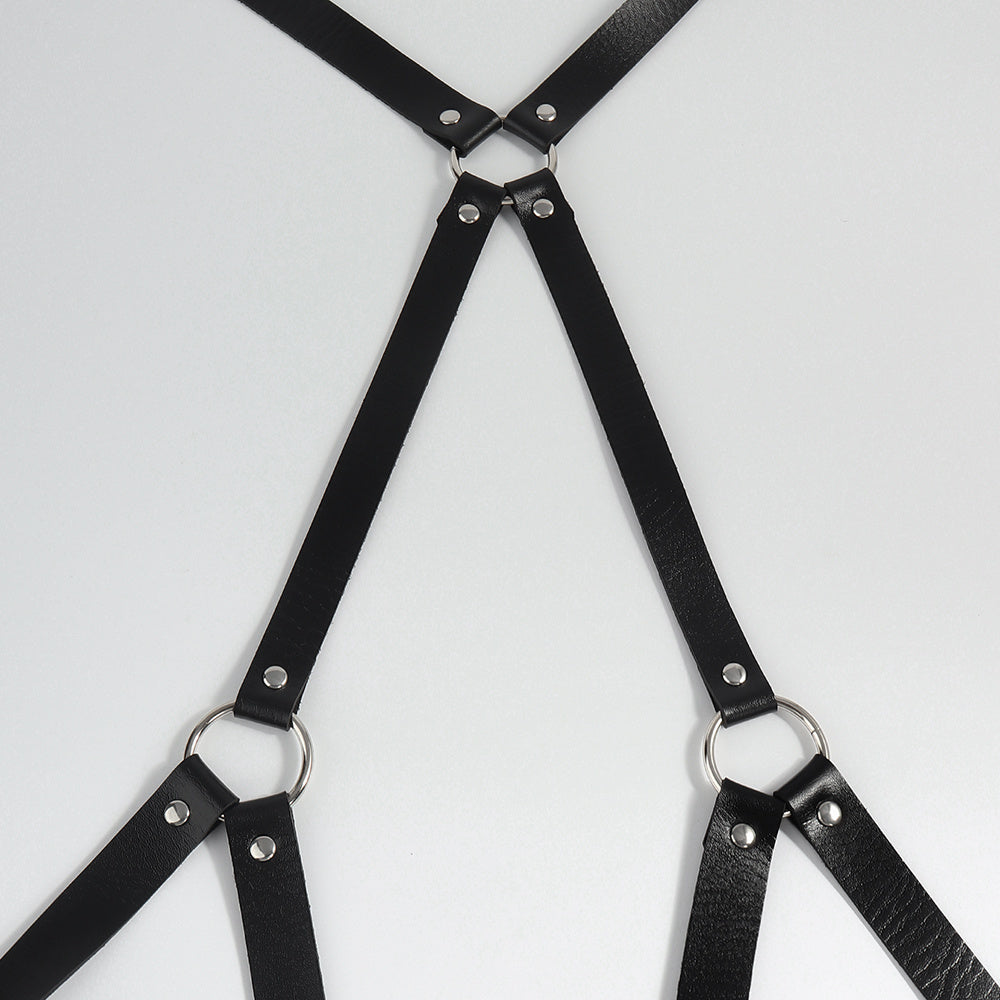 Sexy Bondage Bum and Hip Harness with Leg Straps