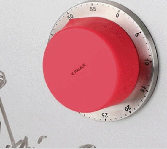 Stainless Steel Mechanical Kitchen Timer Alarm Clock