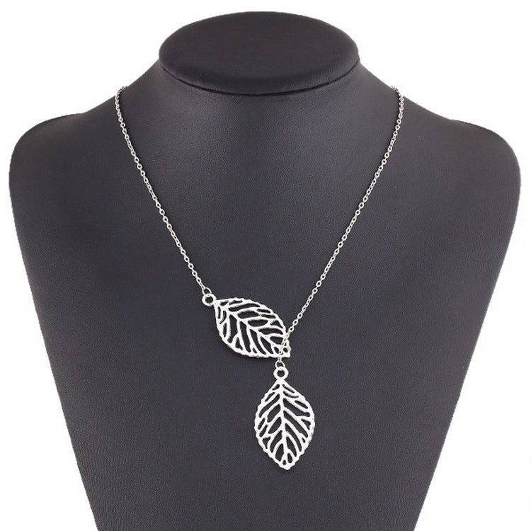 Leaf Necklace | Gold or Silver Plated