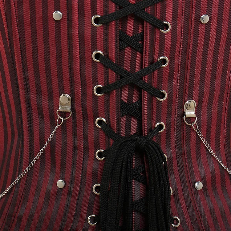 Steam Punk Gothic Corset | Red or Black