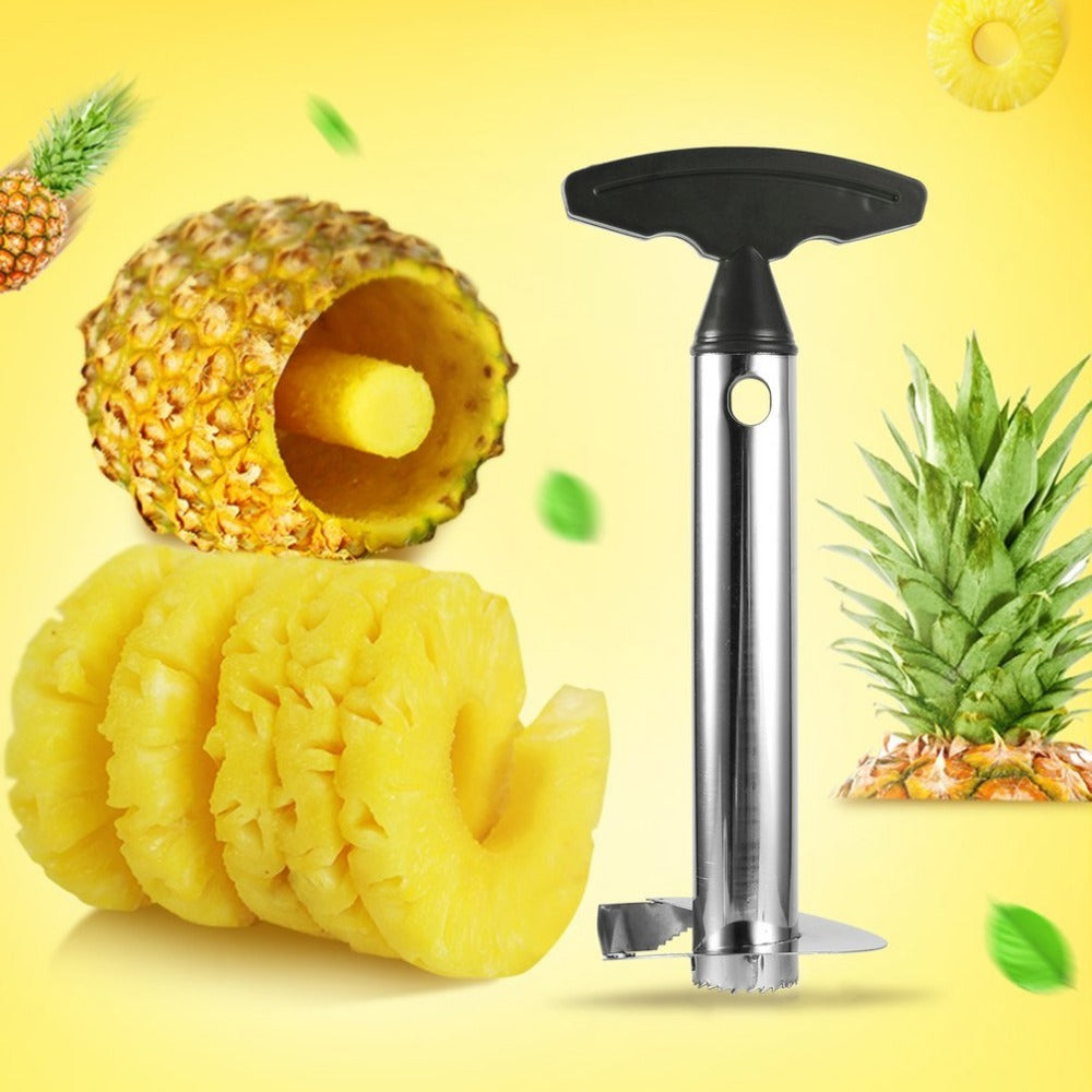 Stainless Steel Pineapple Slicer Peeler and Corer Kitchen Gadget | 3 Colour Options