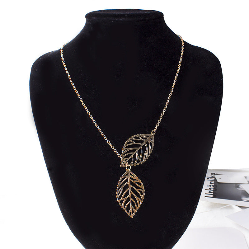 Leaf Necklace | Gold or Silver Plated