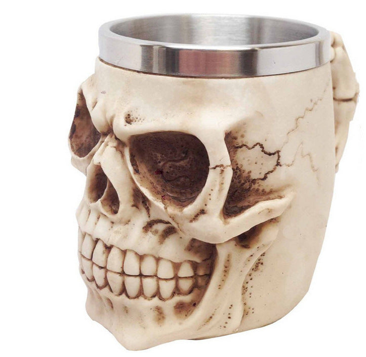 Valhalla Viking 400ml 3D Gothic Skull Mugs or Beer Tankards