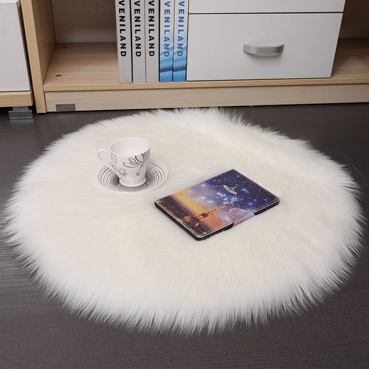 Shaggy Round Plush Carpet Floor Rug | 13 Colour Choices