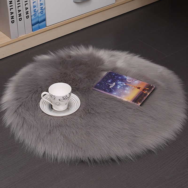 Shaggy Round Plush Carpet Floor Rug | 13 Colour Choices