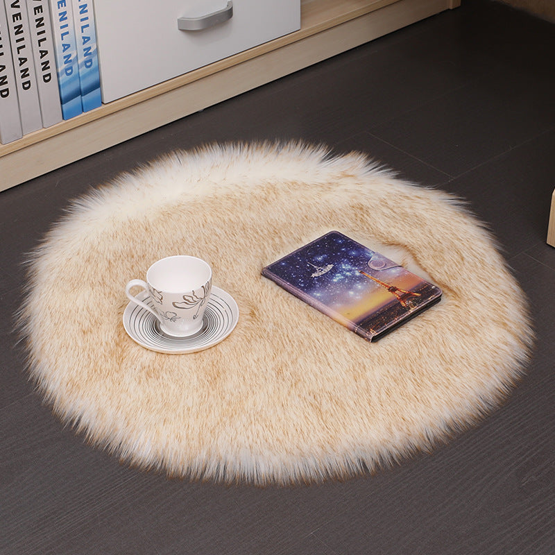 Shaggy Round Plush Carpet Floor Rug | 13 Colour Choices