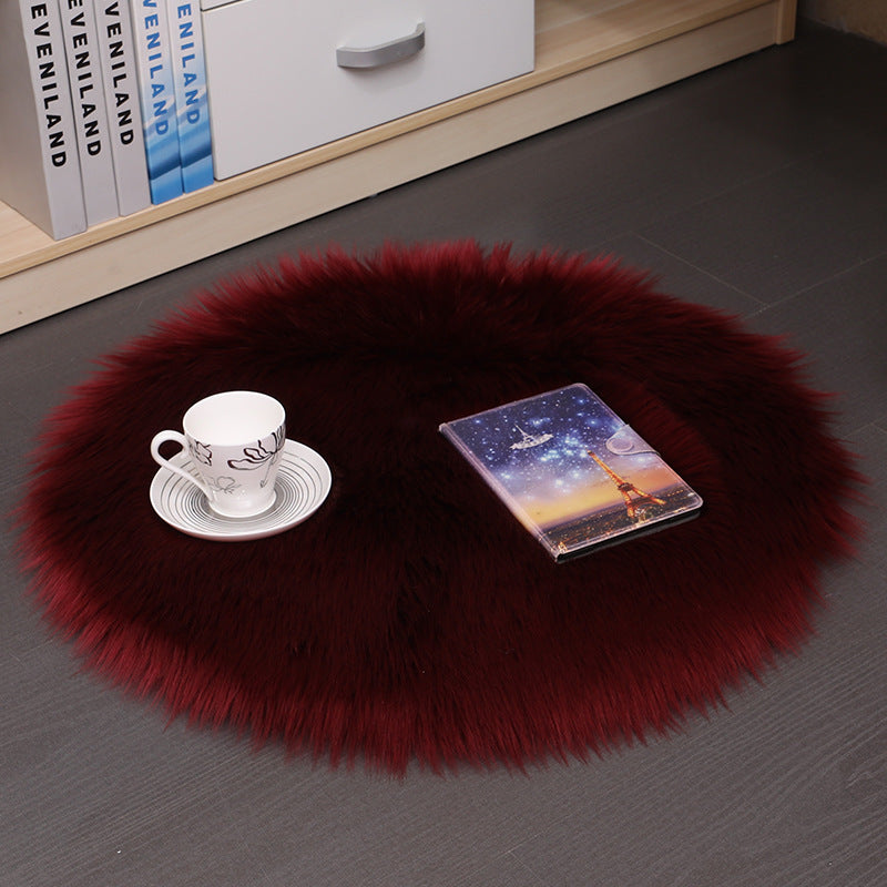 Shaggy Round Plush Carpet Floor Rug | 13 Colour Choices