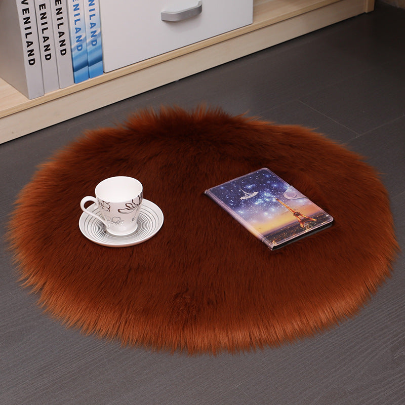 Shaggy Round Plush Carpet Floor Rug | 13 Colour Choices