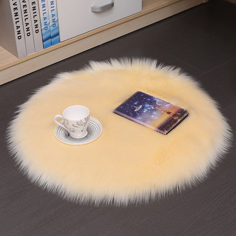 Shaggy Round Plush Carpet Floor Rug | 13 Colour Choices