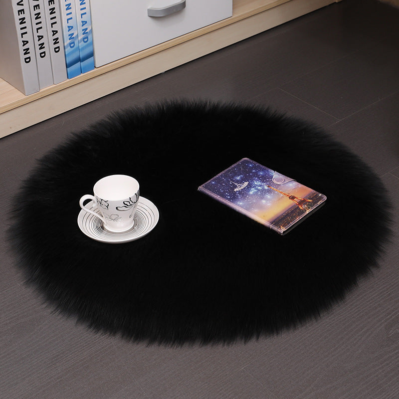 Shaggy Round Plush Carpet Floor Rug | 13 Colour Choices