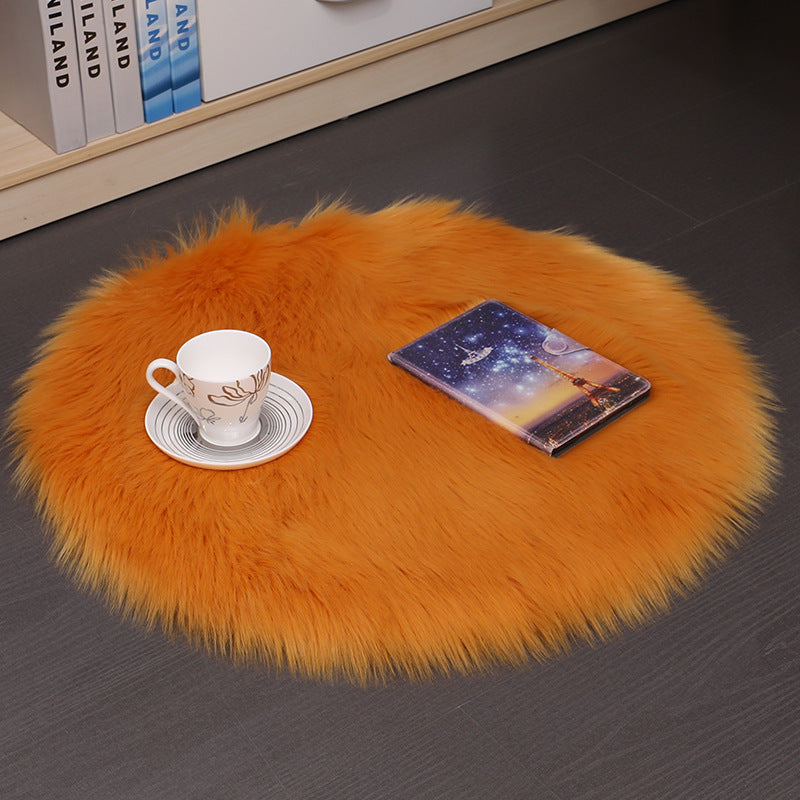 Shaggy Round Plush Carpet Floor Rug | 13 Colour Choices