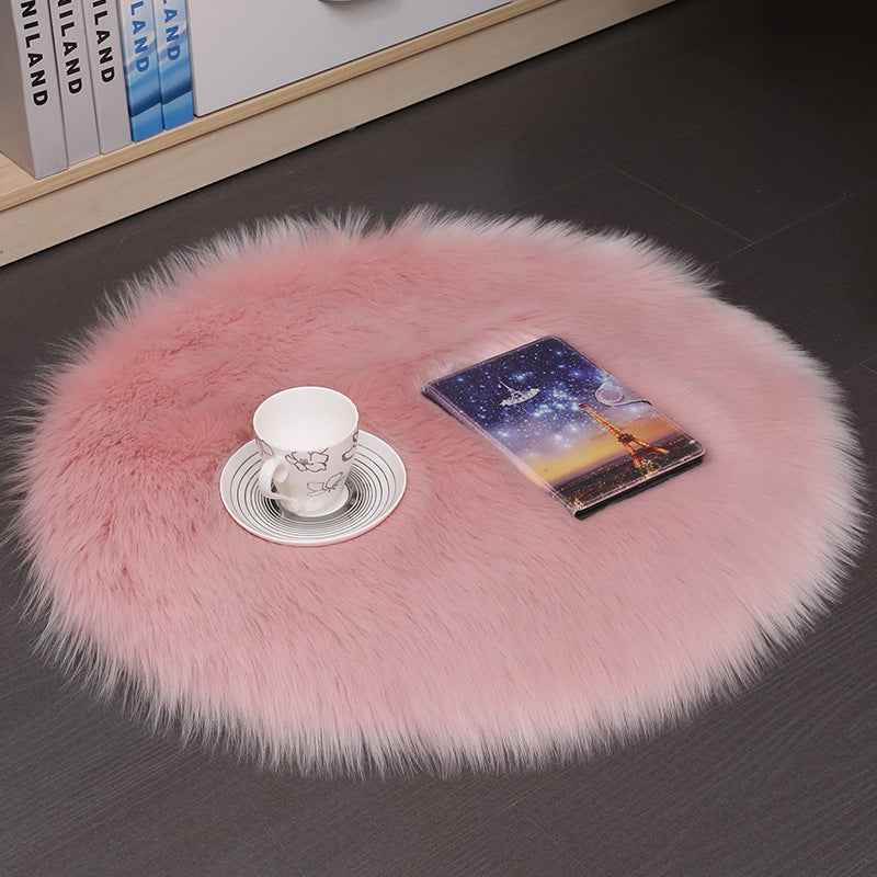 Shaggy Round Plush Carpet Floor Rug | 13 Colour Choices