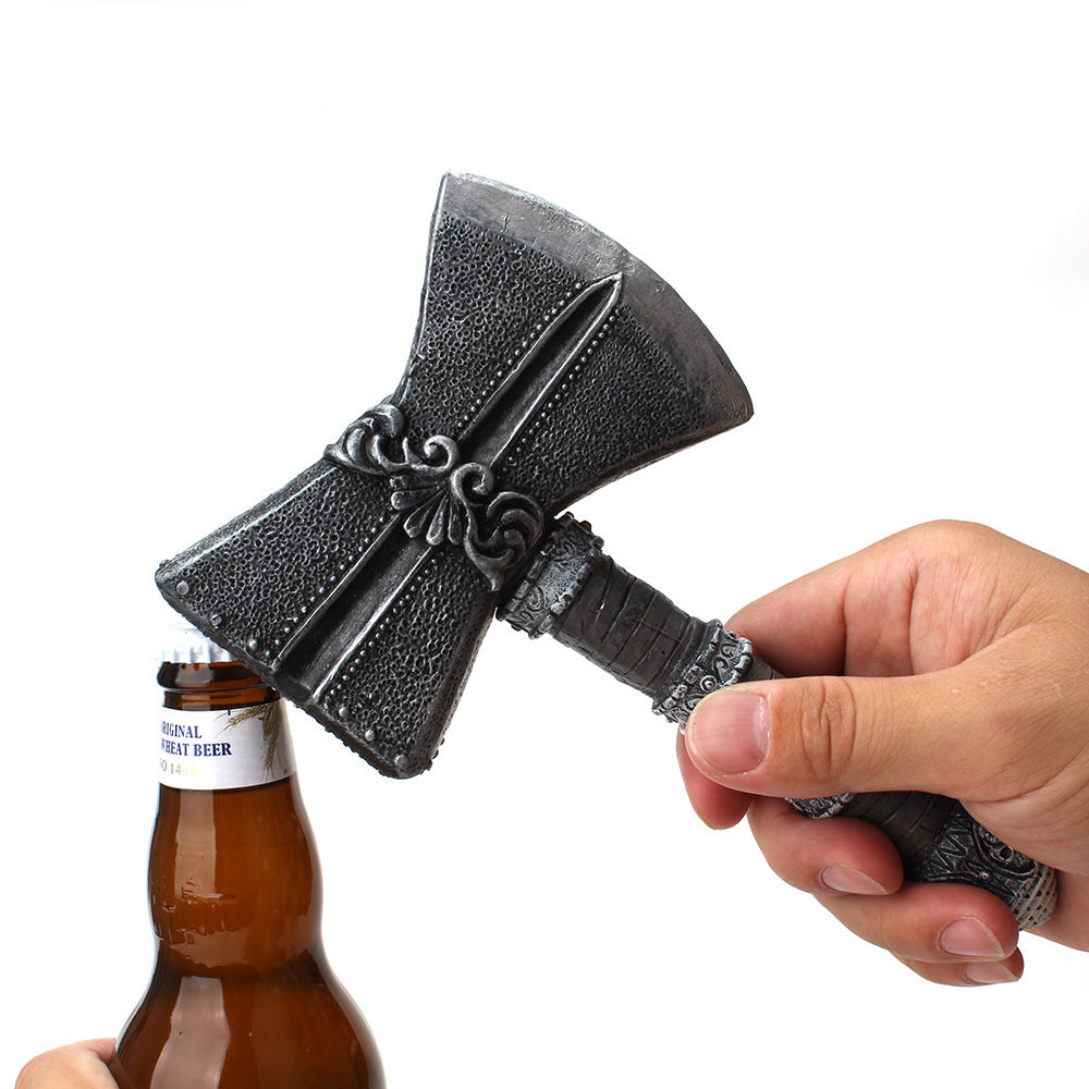 Axe Bottle Opener, A Fun Way to Open a Beer | Fun Fathers Day or Housewarming Gift