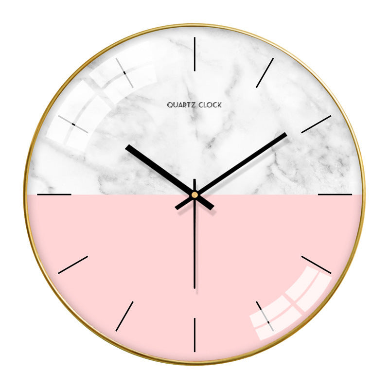 Minimalist Nordic Style Silent Glass Wall Clock | 12 or 14 inch