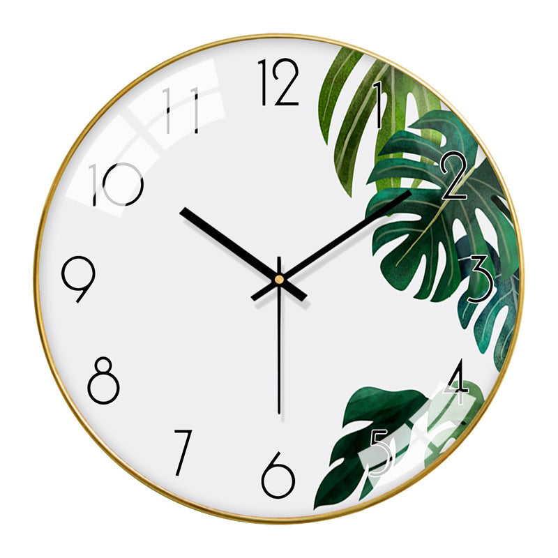 Minimalist Nordic Style Silent Glass Wall Clock | 12 or 14 inch