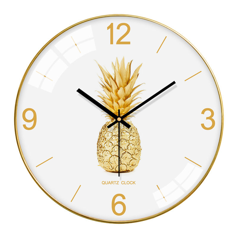 Minimalist Nordic Style Silent Glass Wall Clock | 12 or 14 inch