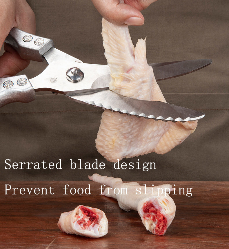 Stainless Steel Chicken Boning Heavy Duty Kitchen Scissors