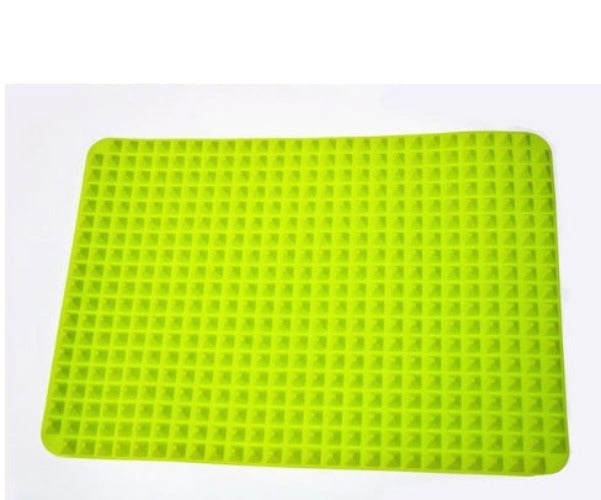 Non-Stick Silicone Pyramid Cooking, BBQ and Grilling Mat Kitchen Gadget