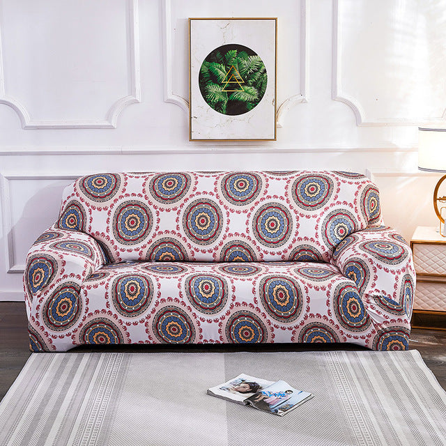 Bohemian Style Stretch Sofa Cover