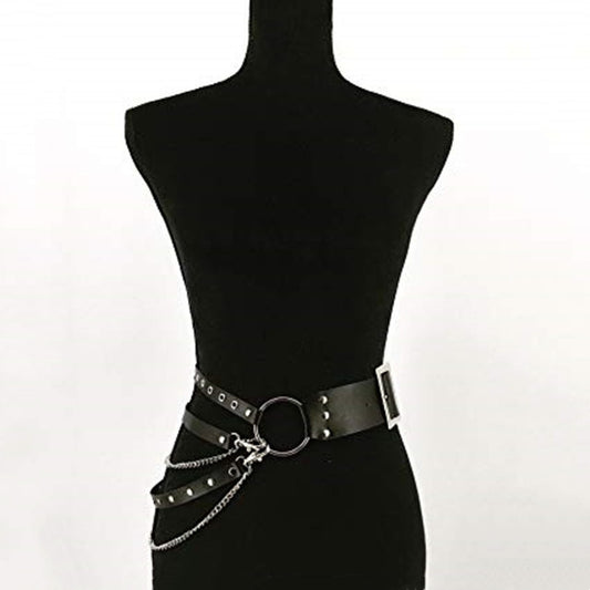 Leather Punk BDSM Hip Belt