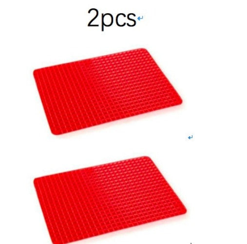 Non-Stick Silicone Pyramid Cooking, BBQ and Grilling Mat Kitchen Gadget