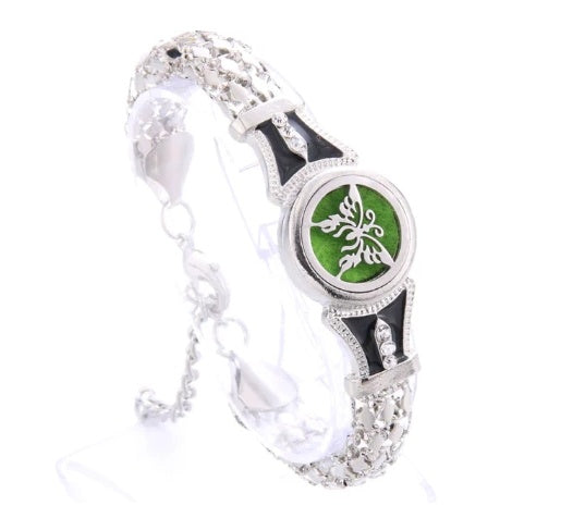 Aromatherapy Bracelet Available in Various Designs | Silver Electroplated