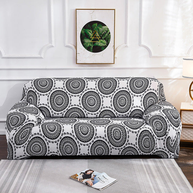 Bohemian Style Stretch Sofa Cover