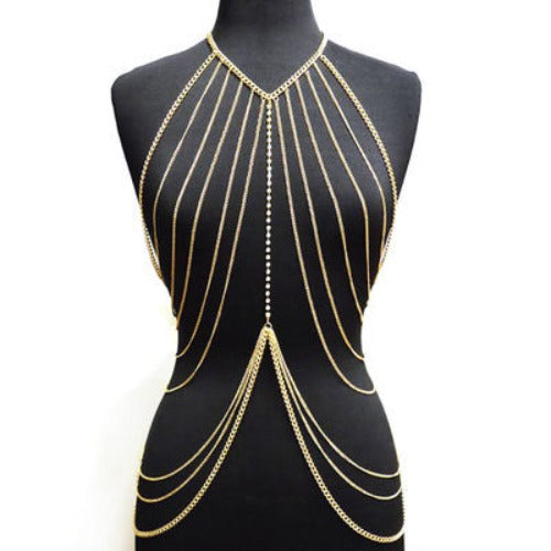 Gold Full Body Chain Jewelry