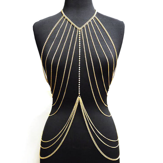 Gold Full Body Chain Jewelry