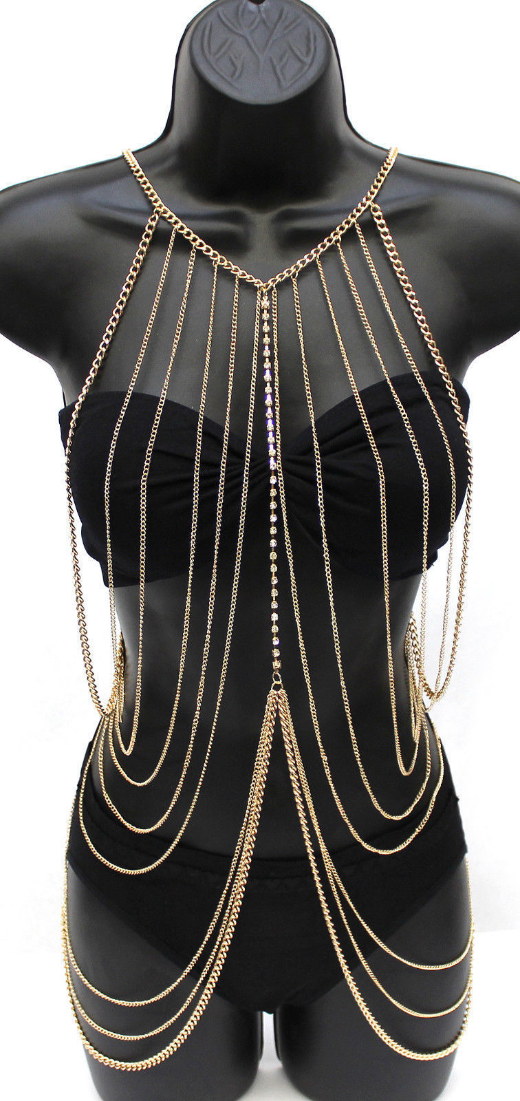 Gold Full Body Chain Jewelry