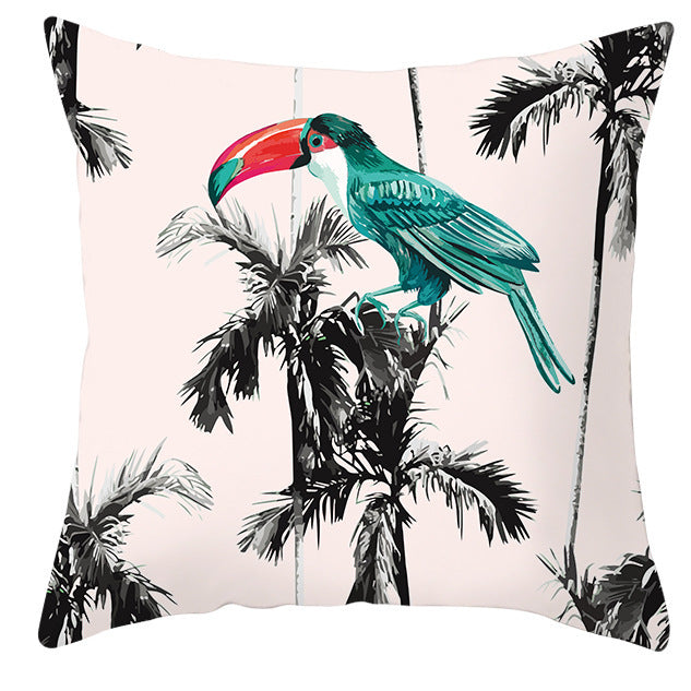 Bold Tropical Print Cushion Covers