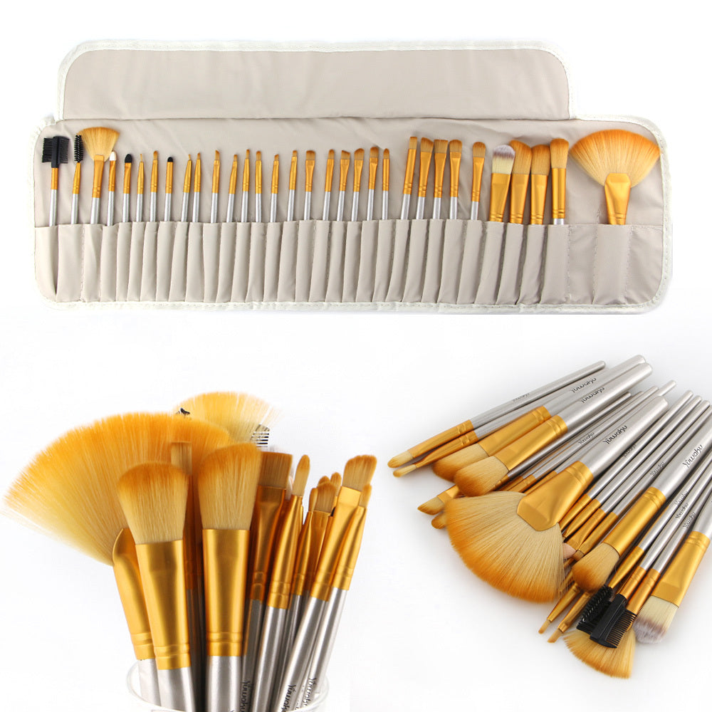 32 Piece Makeup Brush Set - Professional Cosmetics Tools