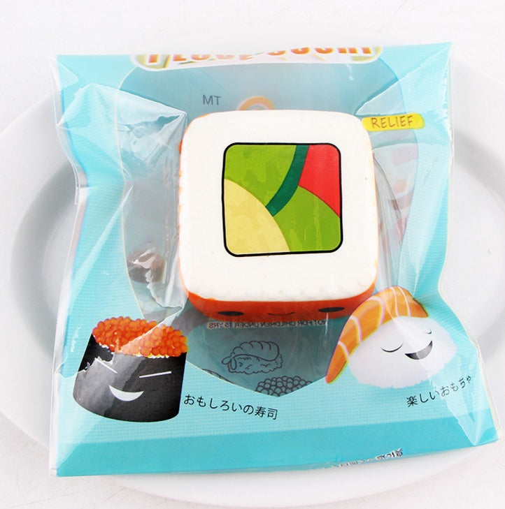 Squishy Stress Relief Kawaii Cartoon Sushi Toy