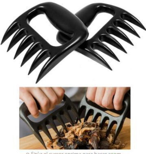 A Pair of Bear Claw Meat Shredders for Pulled Pork or Beef BBQ